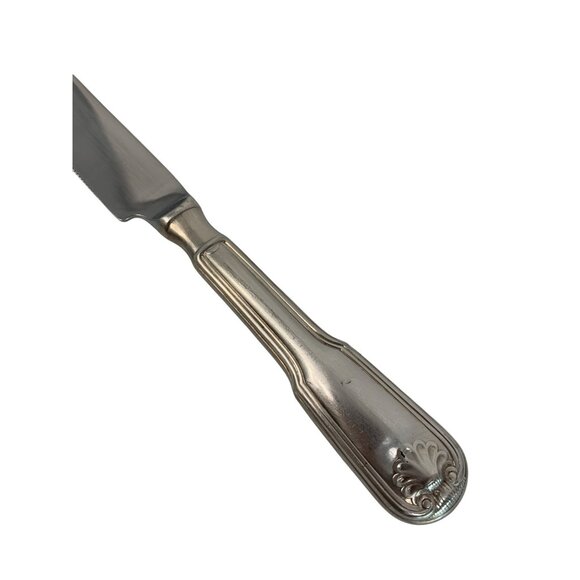 VTG Silver Cake Knife Bridalake Stainless Steel Wedding Japan 12.5" 8820 - Picture 3 of 6